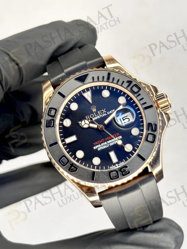 Rolex Yacht Master Rose Gold Oysterflex Kordon