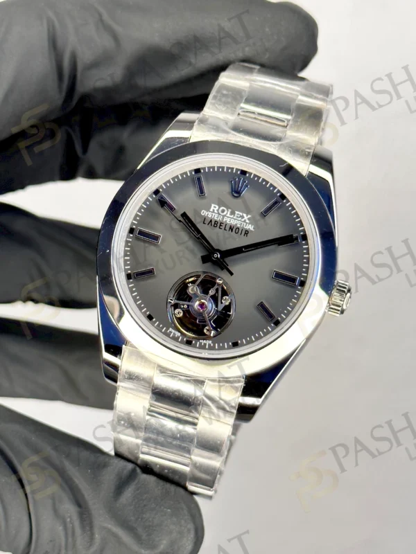 Rolex Milgauss Label Noir Tourbillon Replica Watch