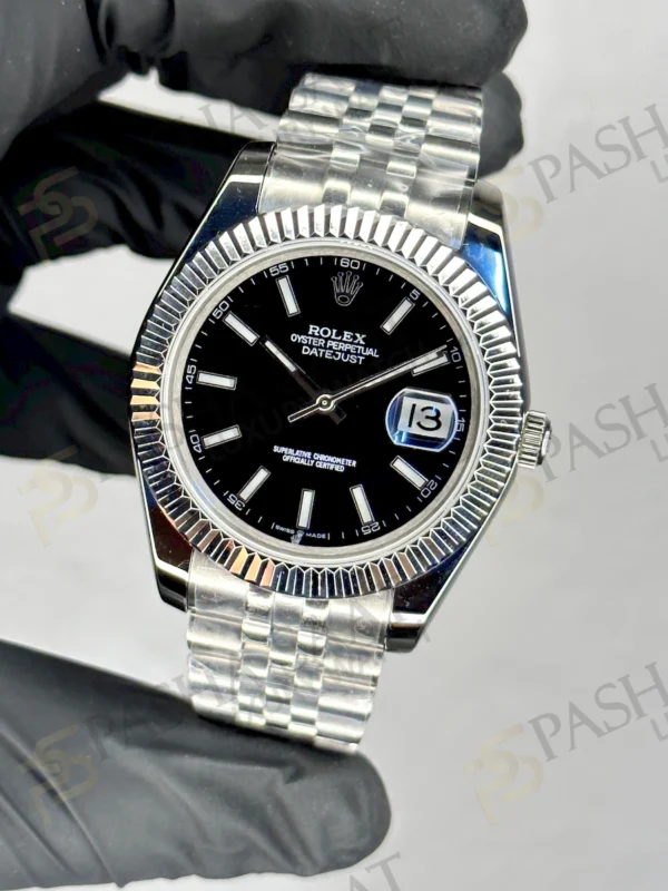 Rolex Datejust Siyah Kadran Jubilee Bilezik