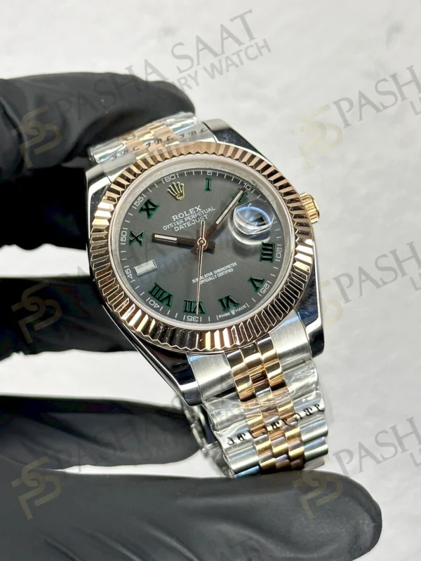 Rolex Datejust Wimbledon Rose Çift Renk Jubilee