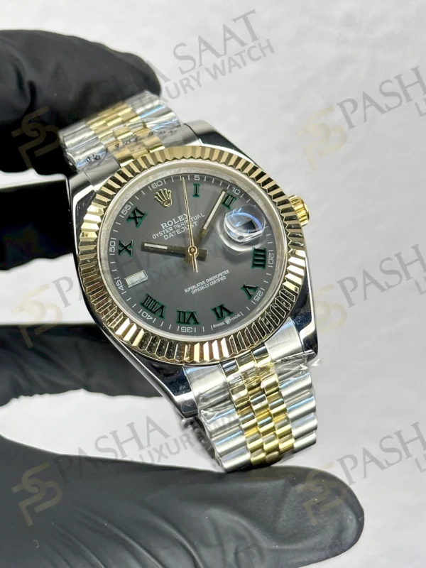 Rolex Datejust Wimbledon Gold Çift Renk Jubilee