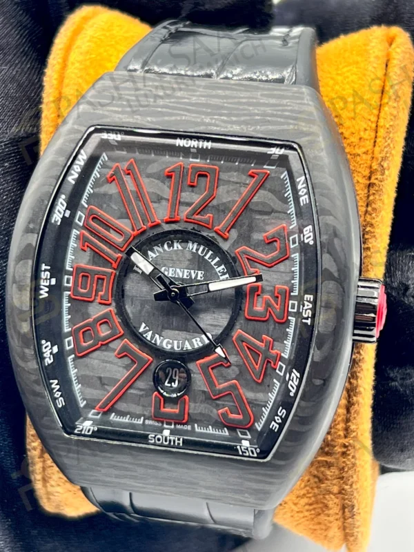 Franck Muller Vanguard Black Red V45 Carbon