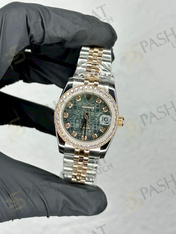 Rolex Datejust Yazılı Kadran Kadın Saati
