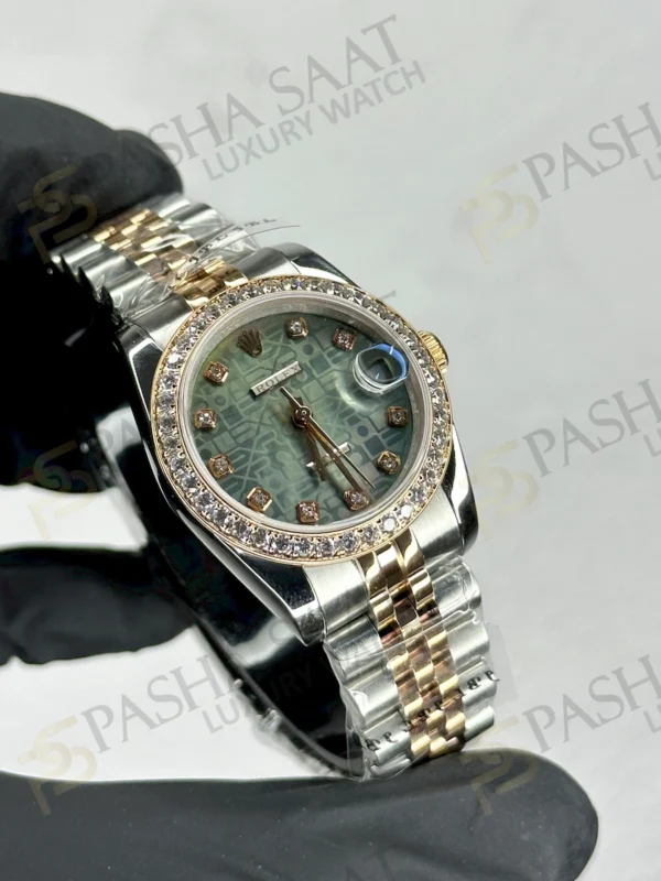 Rolex Datejust Yazılı Kadran Kadın Saati
