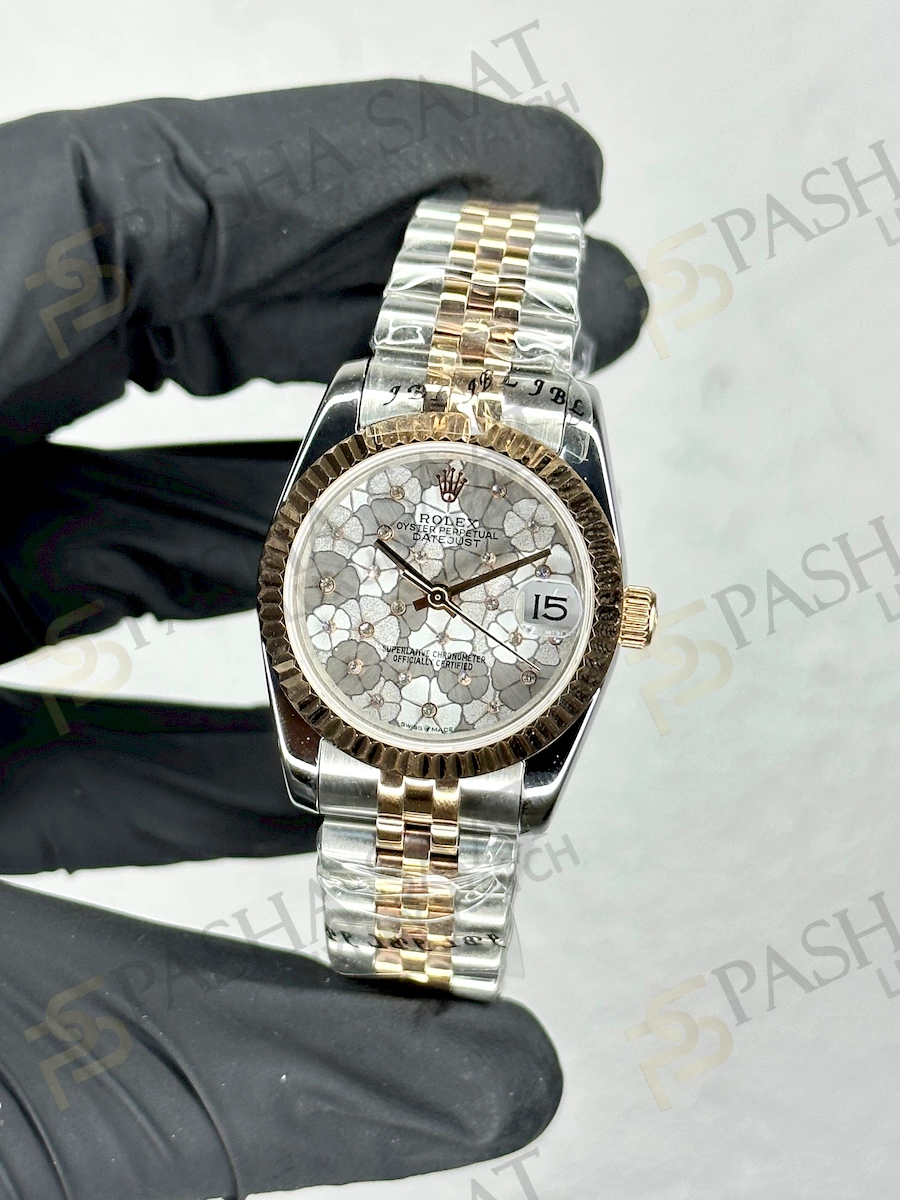 Rolex Datejust 31 Çiçek Desenli Kadın Saati Rolex Datejust 31 Çiçek Desenli Kadın Saati