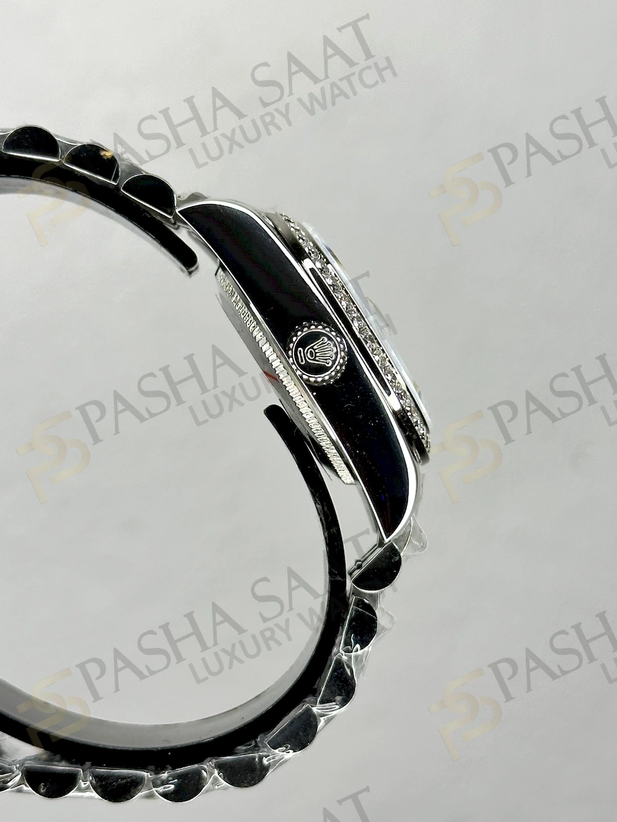 Rolex Datejust 31 Çelik Mavi Taşlı Kadran Taşlı Bezel Rolex Datejust 31 Çelik Mavi Taşlı Kadran Taşlı Bezel