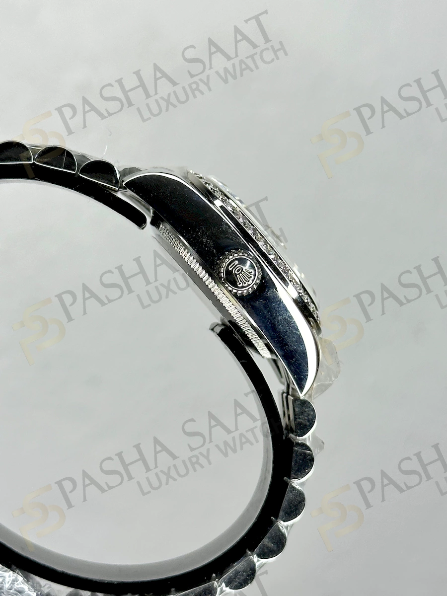 Rolex Datejust 31 Çelik Siyah Taşlı Kadran Taşlı Bezel Rolex Datejust 31 Çelik Siyah Taşlı Kadran Taşlı Bezel