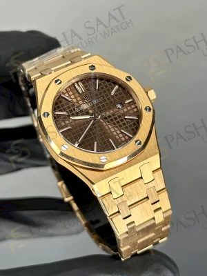 Pasha Saat AP Kadın Rose Gold Kahve Replika Saat