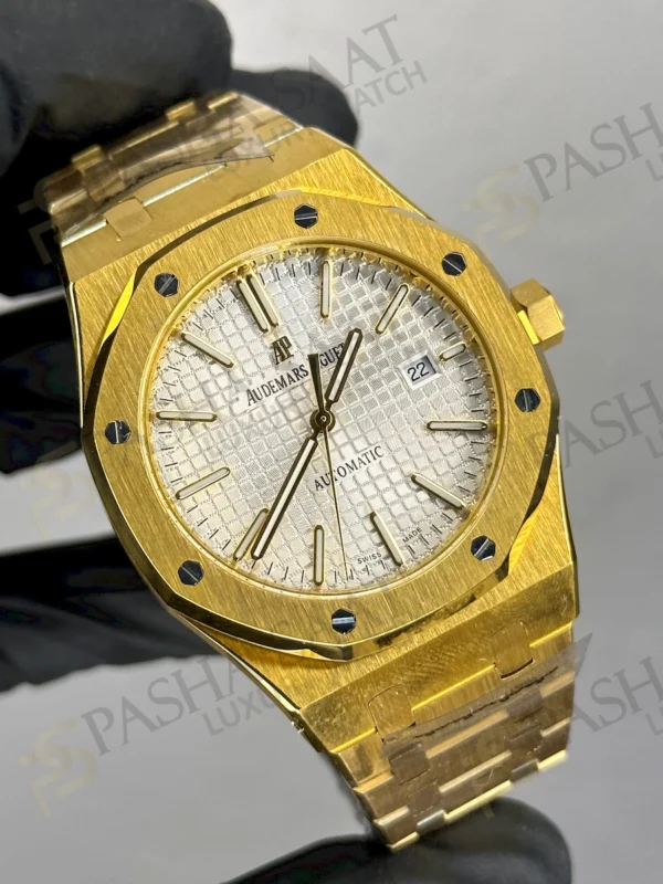 AP Otomatik Sarı Beyaz Kadran İmitasyon Saat