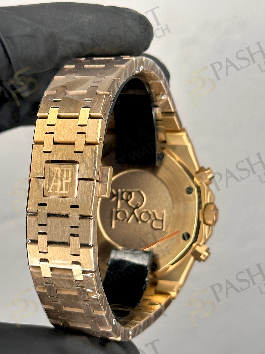 Audemars Piguet Royal Oak Chrono Rose Kahve Audemars Piguet Royal Oak Chrono Rose Kahve