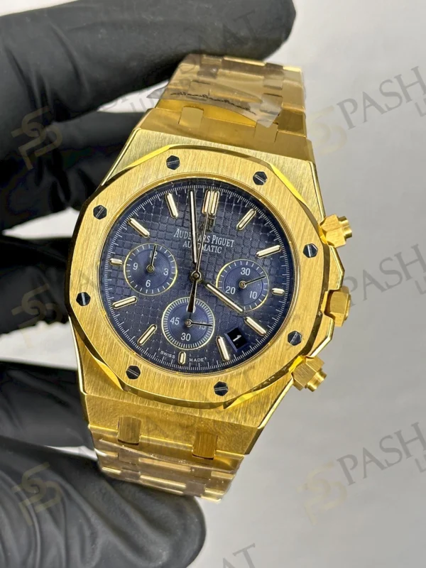 AP Royal Oak Sarı Kronolu Replika Saat