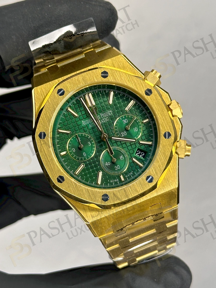 Audemars Piguet Royal Oak Sarı Yeşil Saat Audemars Piguet Royal Oak Sarı Yeşil Saat