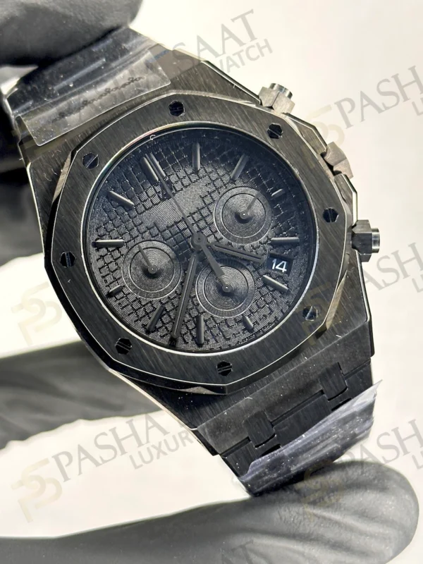 AP Royal Oak Otomatik Siyah Kronograf Saat