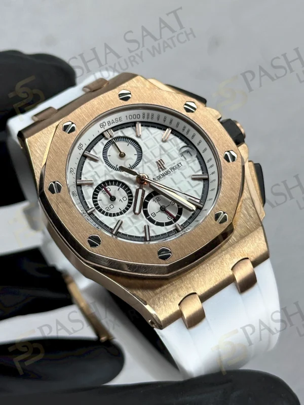 Audemars Piguet Royal Oak Offshore Chrono Beyaz Saat