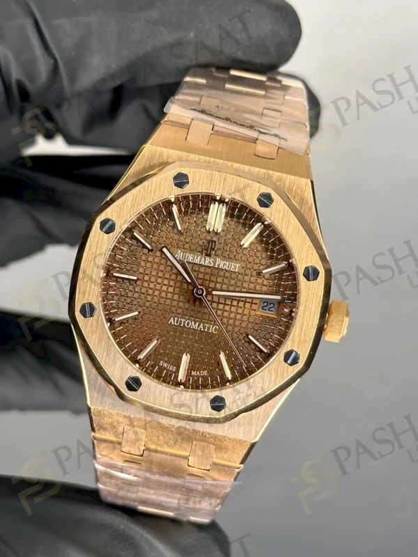 AP Royal Oak 37 Rose Gold Kahve Otomatik Saat