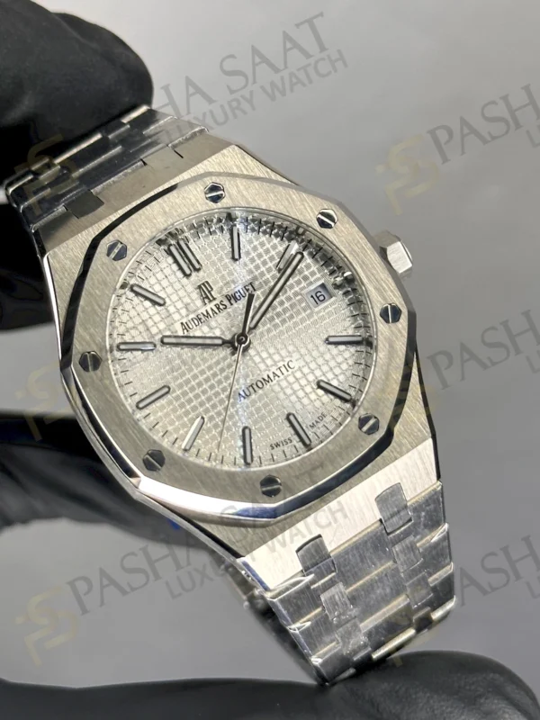 Ap Royal Oak 37 Unisex Saat Beyaz Kadran