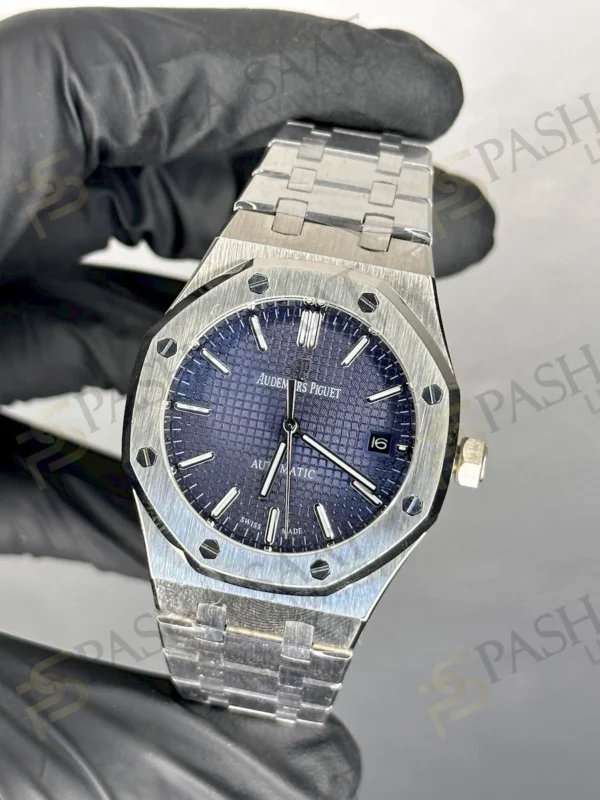 Ap Royal Oak 37 Unisex Çelik Mavi Saat