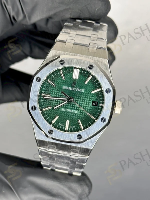 Ap Royal Oak Çelik Yeşil Otomatik Saat