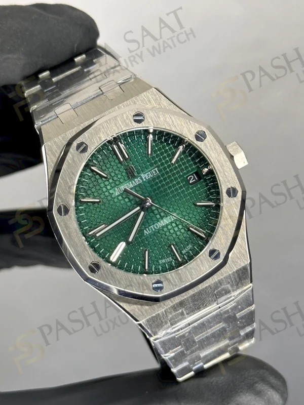 Ap Royal Oak Çelik Yeşil Otomatik Saat