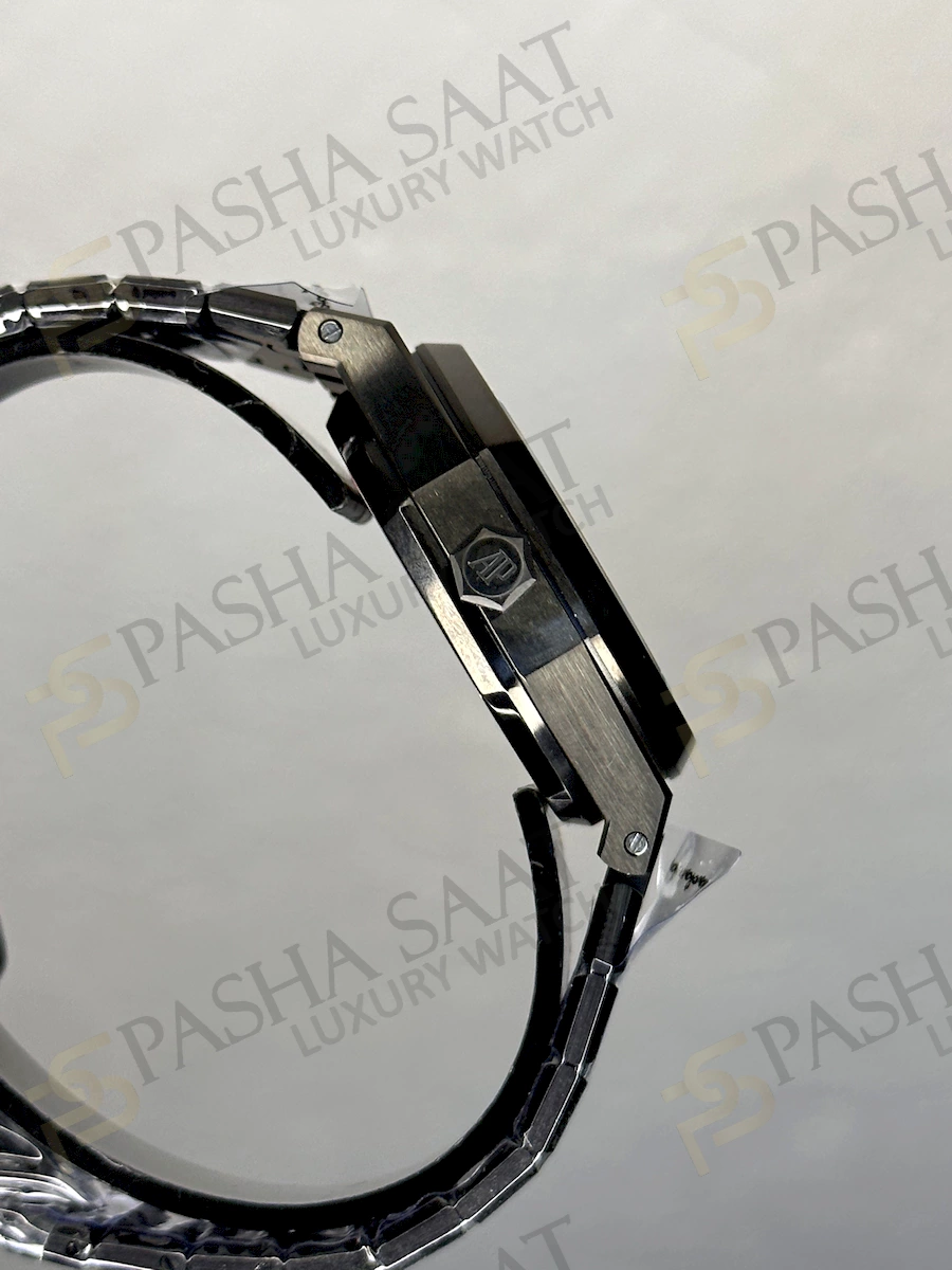 Audemars Piguet PVD Siyah Kadran Replika Saat Audemars Piguet PVD Siyah Kadran Replika Saat