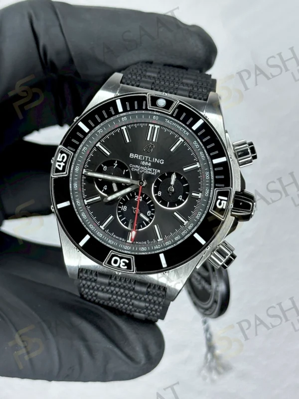 Breitling Chronomat Grey Rubber Strap