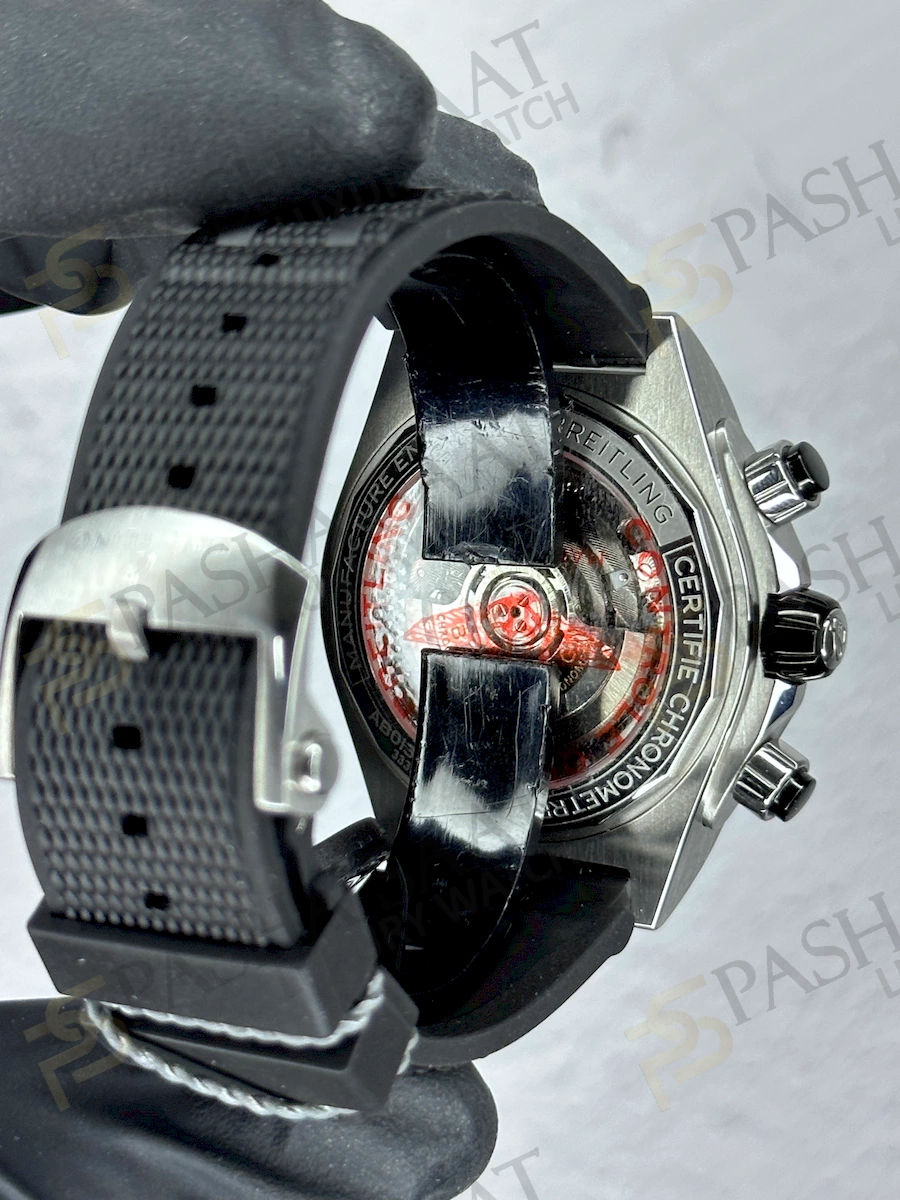 Breitling Chronomat Grey Rubber Strap Breitling Chronomat Grey Rubber Strap