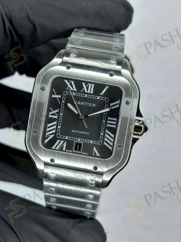 Cartier Santos Grey Çelik Saat 40mm