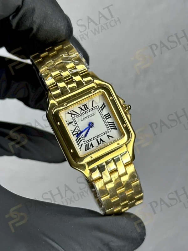 Cartier Panthere Altın Rengi Kadın Saati