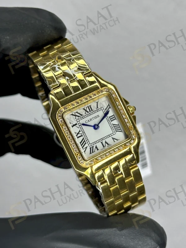 Cartier Panthere Gold Diamonds Kadın Saati