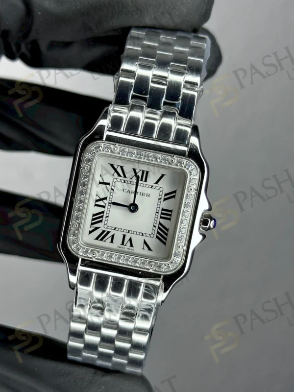 Cartier Panthere Çelik Taşlı Kadın Saati
