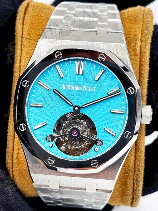 AP Royal Oak Tourbillon UAE Edition in Turquoise Blue