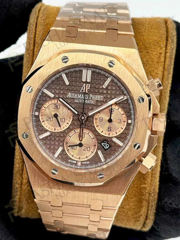AP Royal Oak Chronograph Kahve Kadran Superclone ETA