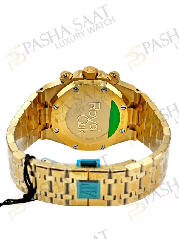 AP Royal Oak Chronograph Gold Yeşil ETA