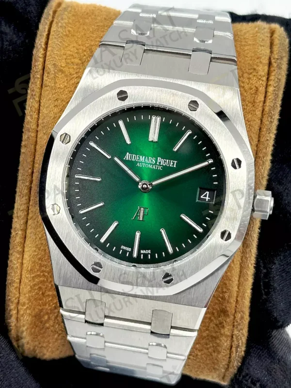 AP Royal Oak 15202 39mm Smoked Green Sunburst Dial