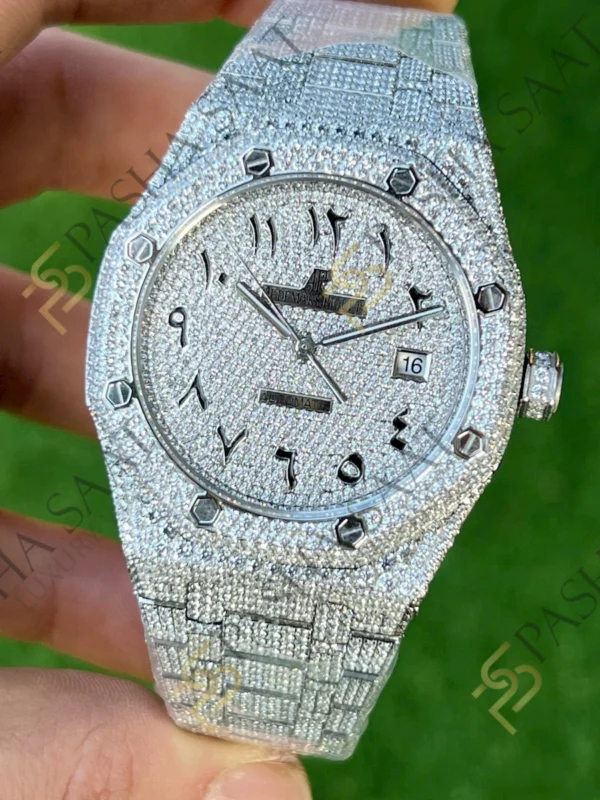 Audemars Piguet Royal Oak 15400 Taşlı Arap Rakamlı Superclone Saat