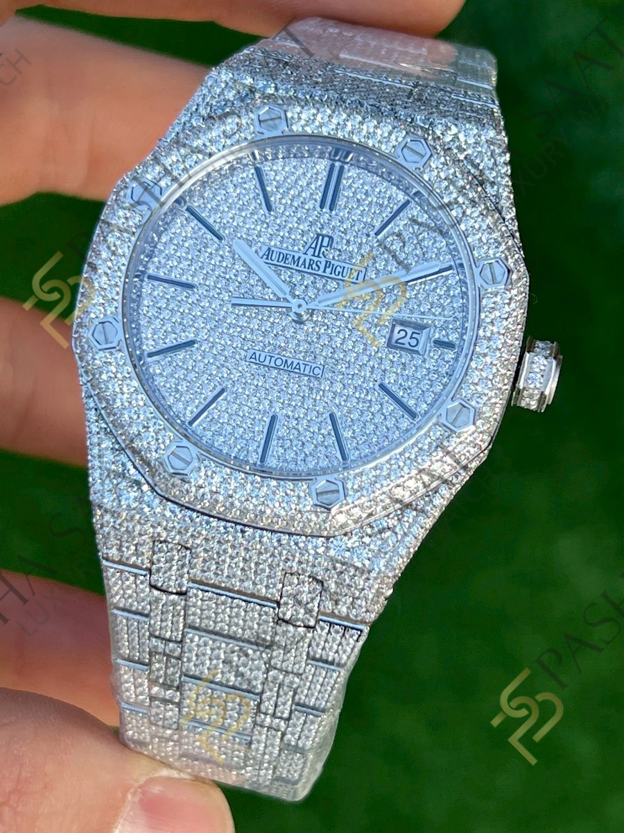 Audemars Piguet Royal Oak 15400 Taşlı Index Superclone Saat Audemars Piguet Royal Oak 15400 Taşlı Index Superclone Saat - Görsel 2