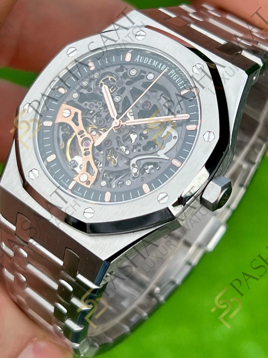 Audemars Piguet Royal Oak 15407 İskelet Kadran Superclone Saat Audemars Piguet Royal Oak 15407 İskelet Kadran Superclone Saat - Görsel 2