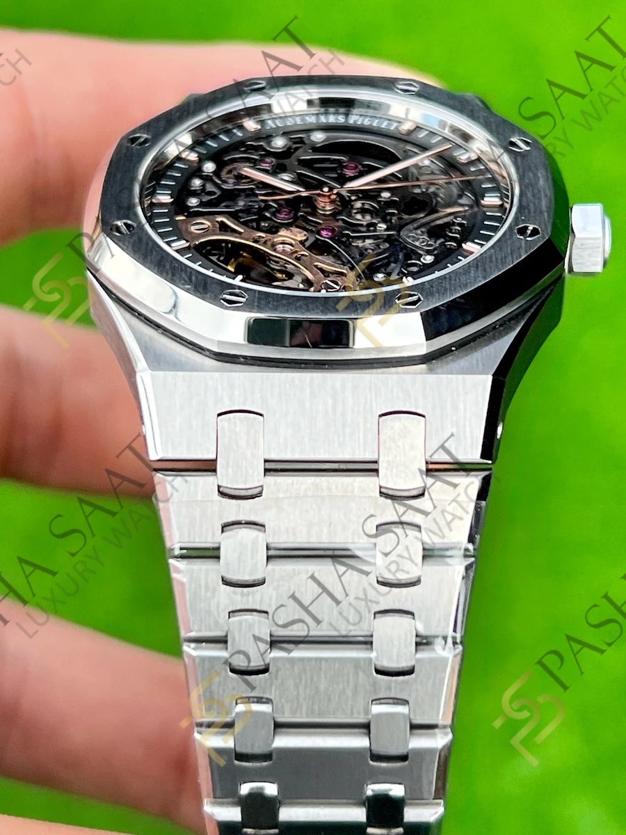 Audemars Piguet Royal Oak 15407 İskelet Kadran Superclone Saat Audemars Piguet Royal Oak 15407 İskelet Kadran Superclone Saat - Görsel 3