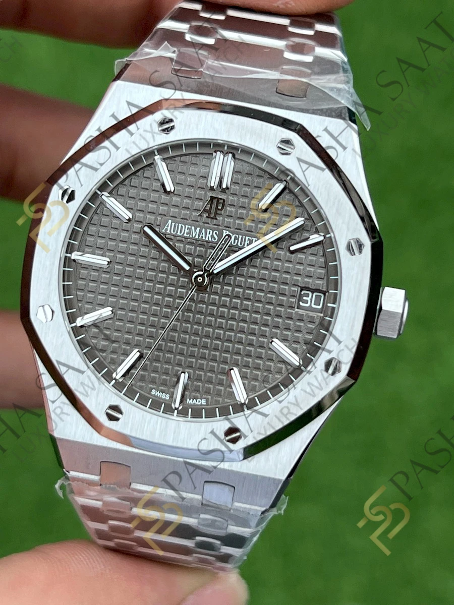 Audemars Piguet Royal Oak 15500ST Gri Kadran Superclone Saat Audemars Piguet Royal Oak 15500ST Gri Kadran Superclone Saat