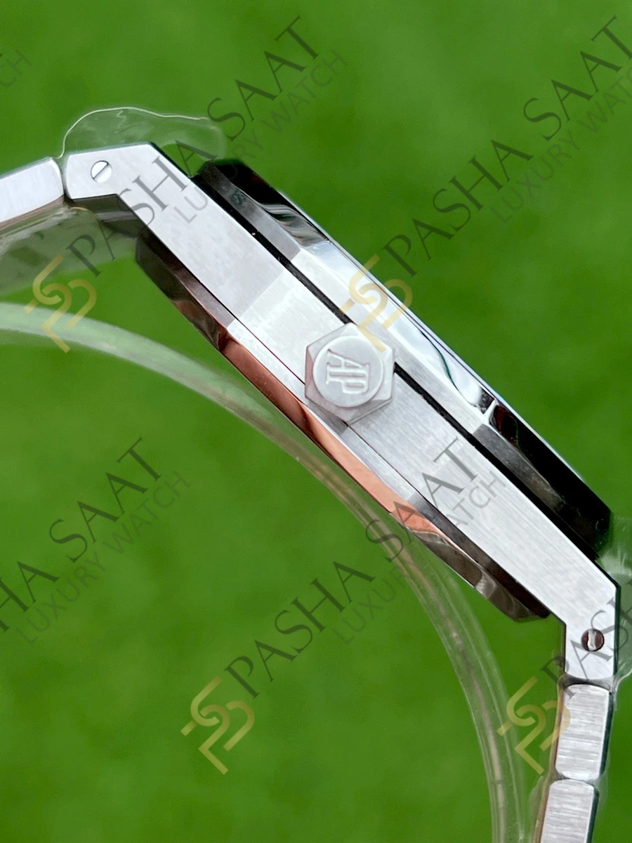 Audemars Piguet Royal Oak 15500ST Mavi 2 Kadran Superclone Saat Audemars Piguet Royal Oak 15500ST Mavi 2 Kadran Superclone Saat - Görsel 4