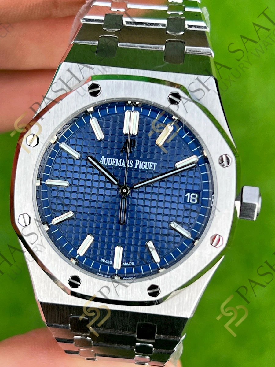 Audemars Piguet Royal Oak 15500ST Mavi Kadran Superclone Saat Audemars Piguet Royal Oak 15500ST Mavi Kadran Superclone Saat