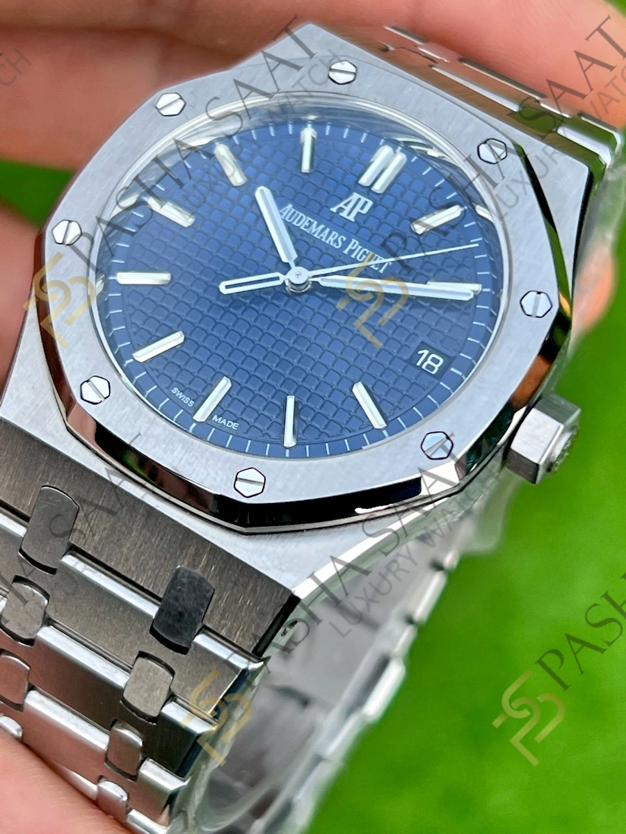 Audemars Piguet Royal Oak 15500ST Mavi Kadran Superclone Saat Audemars Piguet Royal Oak 15500ST Mavi Kadran Superclone Saat - Görsel 2