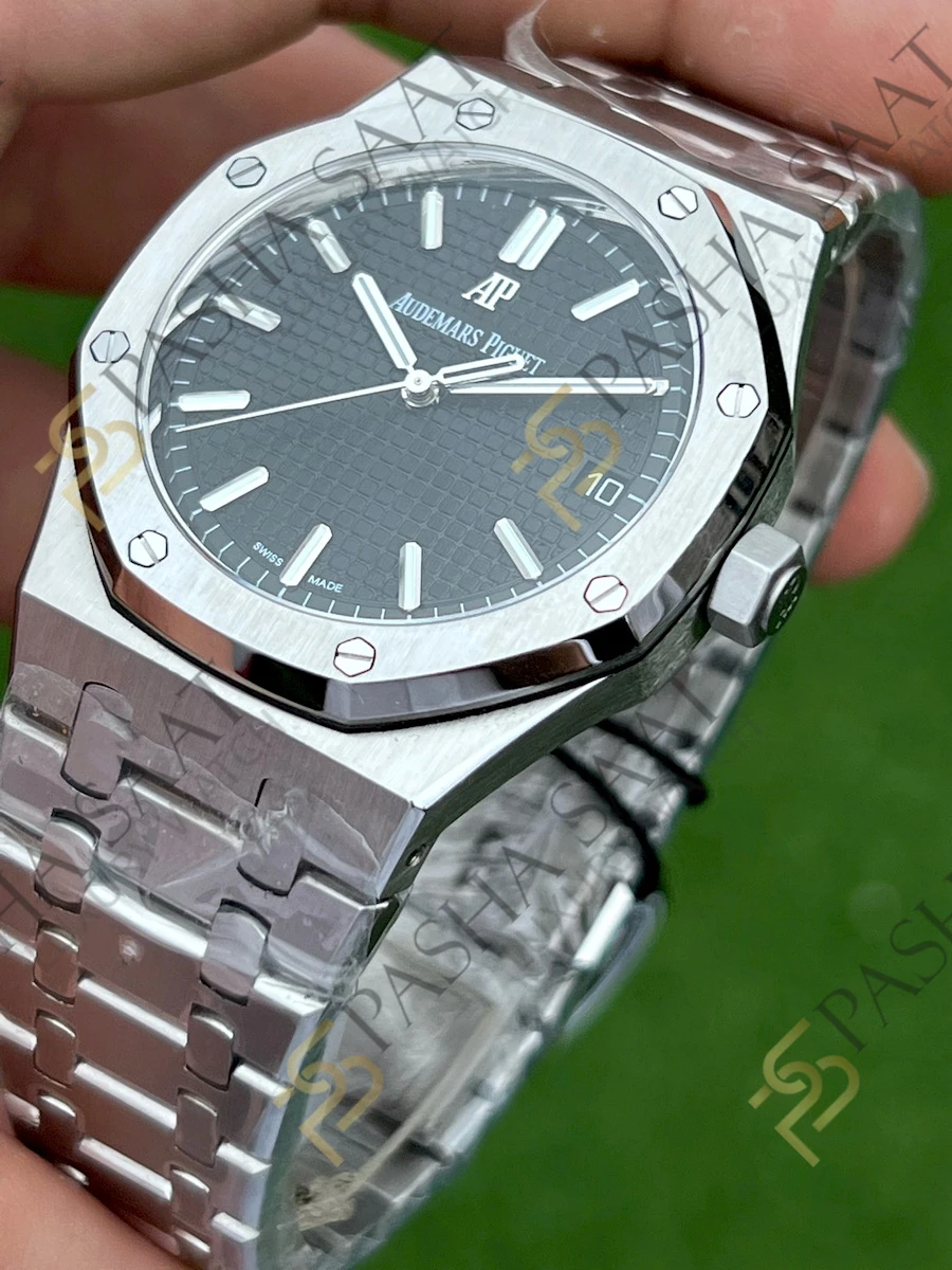 Audemars Piguet Royal Oak 15500ST Siyah Kadran Superclone Saat Audemars Piguet Royal Oak 15500ST Siyah Kadran Superclone Saat - Görsel 2