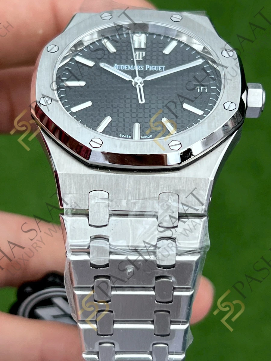 Audemars Piguet Royal Oak 15500ST Siyah Kadran Superclone Saat Audemars Piguet Royal Oak 15500ST Siyah Kadran Superclone Saat - Görsel 5