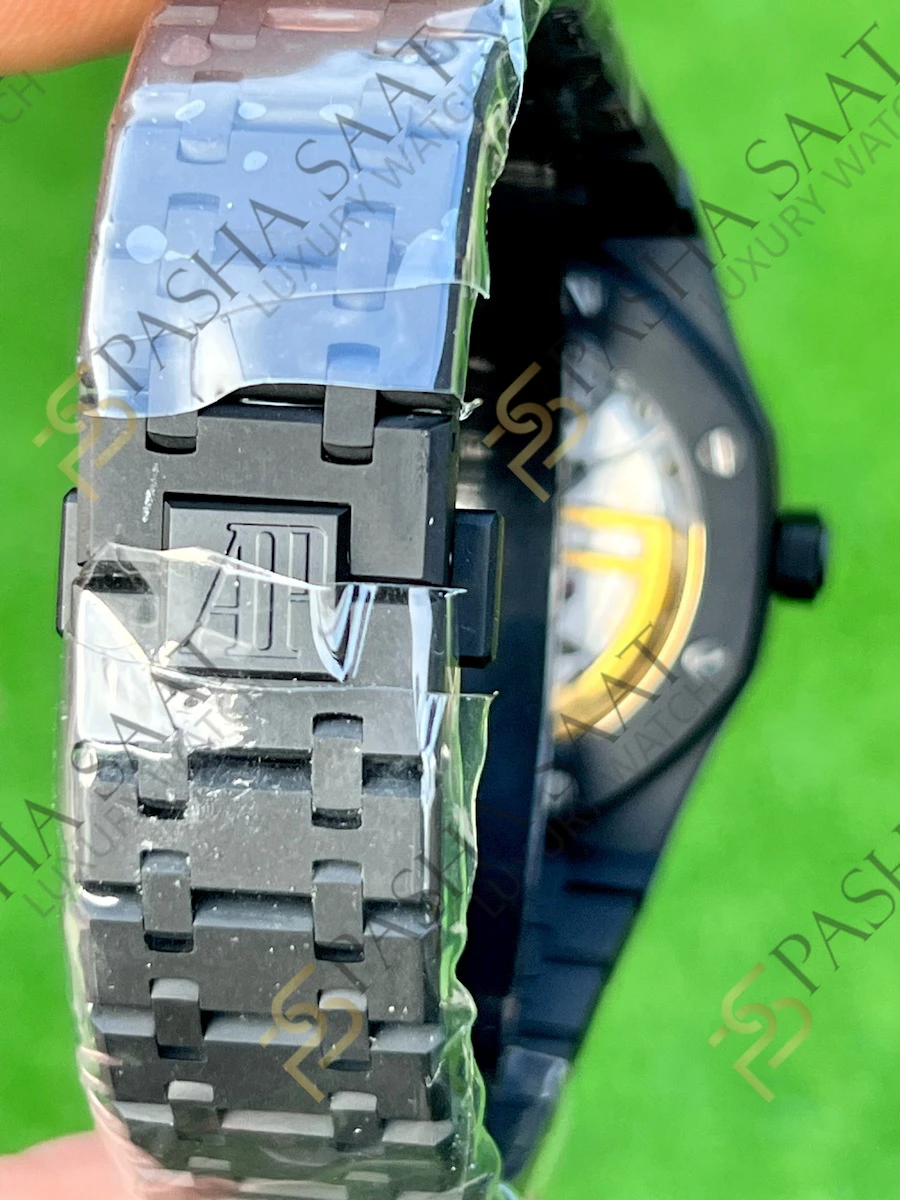 Audemars Piguet Royal Oak 15500 DLC Beyaz Kadran Superclone Saat Audemars Piguet Royal Oak 15500 DLC Beyaz Kadran Superclone Saat - Görsel 5