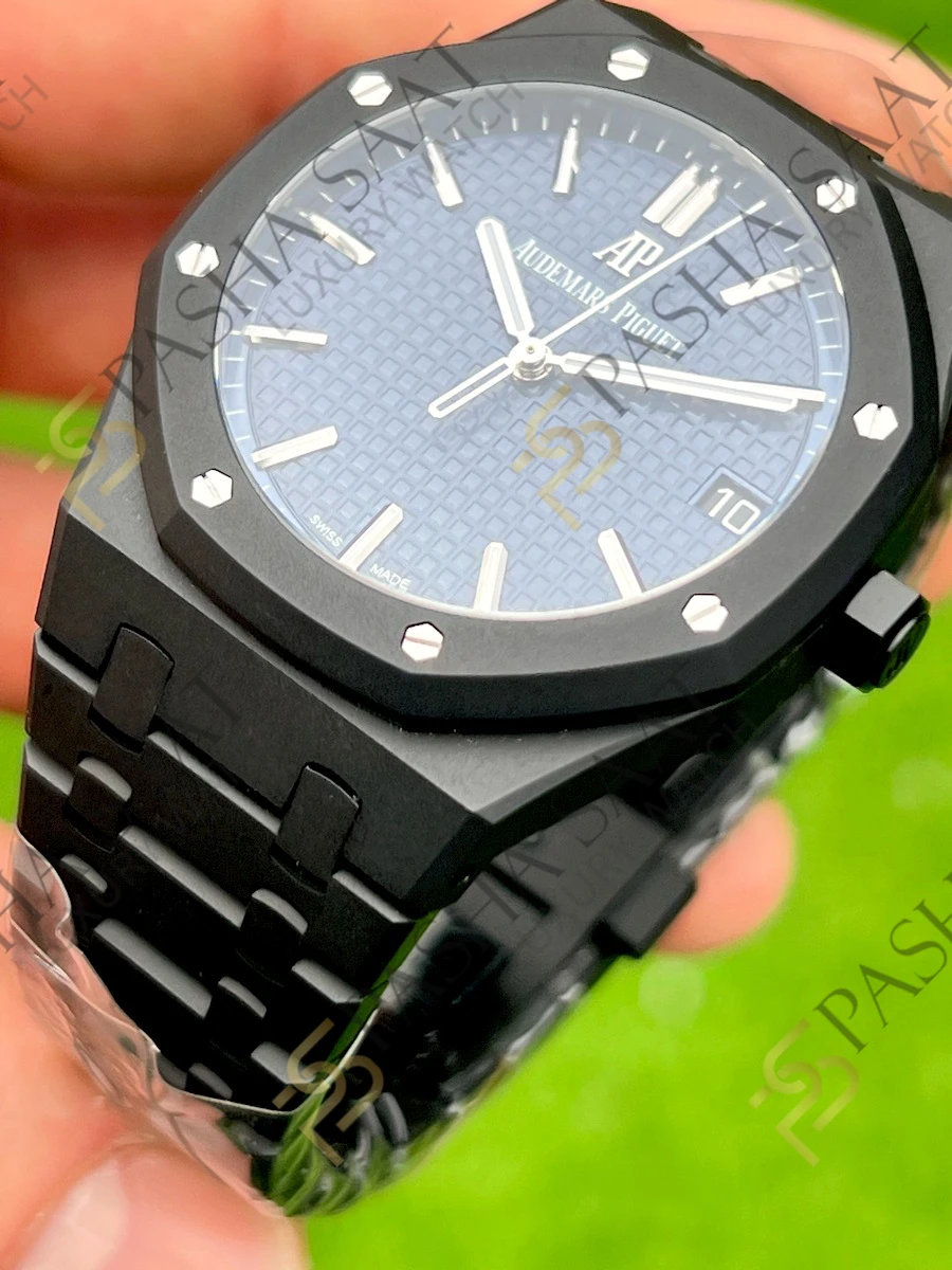 Audemars Piguet Royal Oak 15500 DLC Mavi Kadran Superclone Saat Audemars Piguet Royal Oak 15500 DLC Mavi Kadran Superclone Saat - Görsel 2