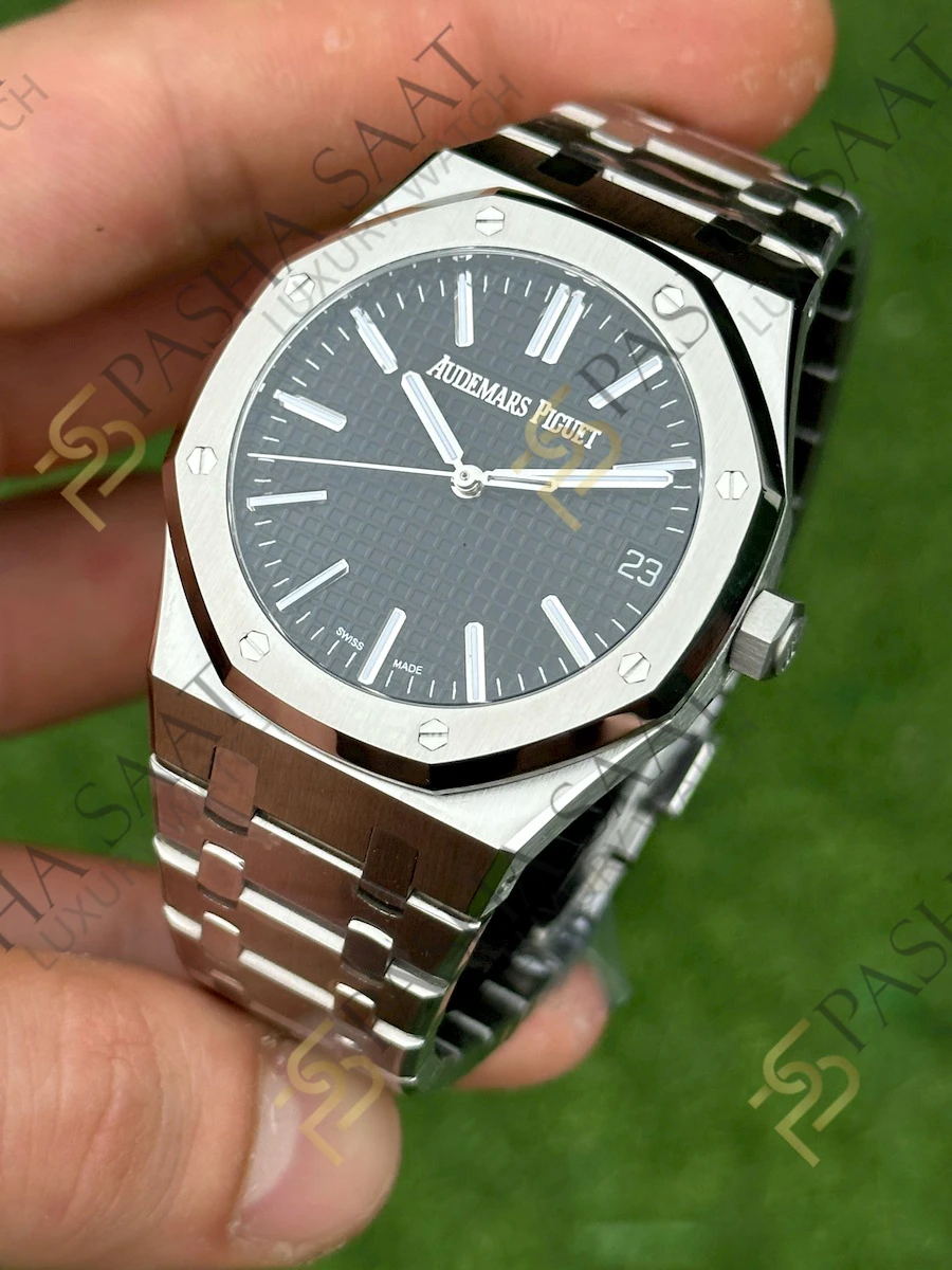 Audemars Piguet Royal Oak 15510ST Siyah Kadran Superclone Saat Audemars Piguet Royal Oak 15510ST Siyah Kadran Superclone Saat - Görsel 4