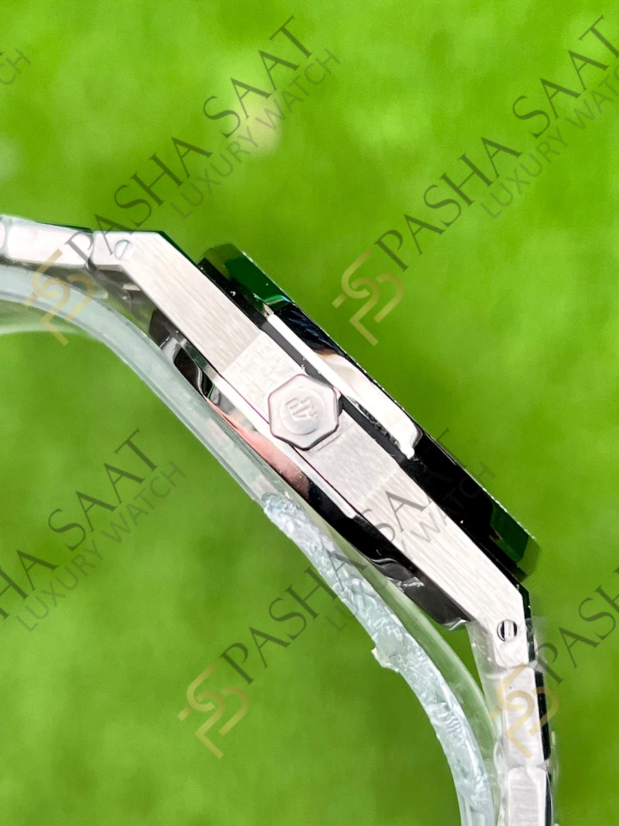Audemars Piguet Royal Oak 34mm Taşlı Bezel Beyaz Kadran Superclone Saat Audemars Piguet Royal Oak 34mm Taşlı Bezel Beyaz Kadran Superclone Saat - Görsel 4