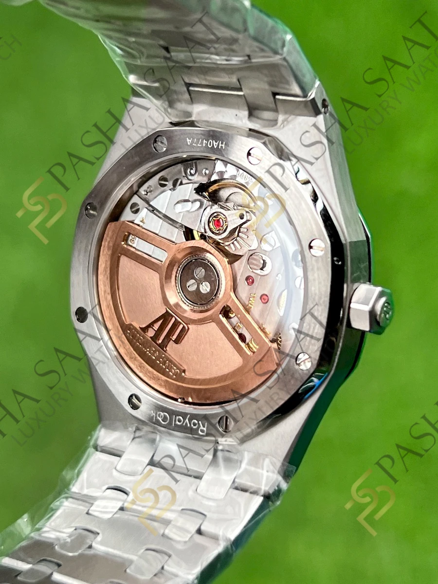 Audemars Piguet Royal Oak 34mm Taşlı Bezel Beyaz Kadran Superclone Saat Audemars Piguet Royal Oak 34mm Taşlı Bezel Beyaz Kadran Superclone Saat - Görsel 6