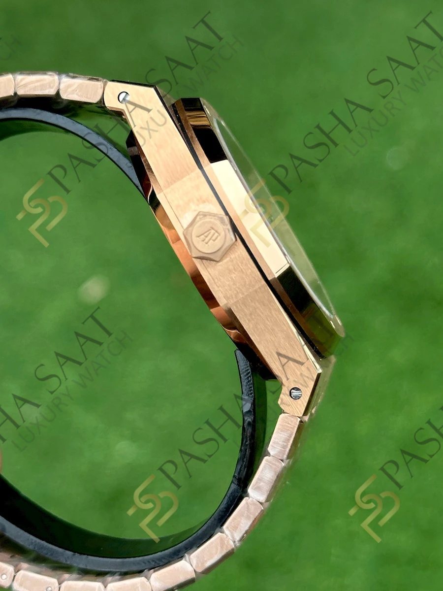 Audemars Piguet Royal Oak 41 Flying Tourbillon Rose Gold Yeşil Kadran 26533OR - Görsel 4